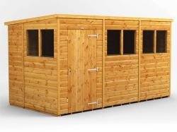 Power Pent Wooden Shed 12x6