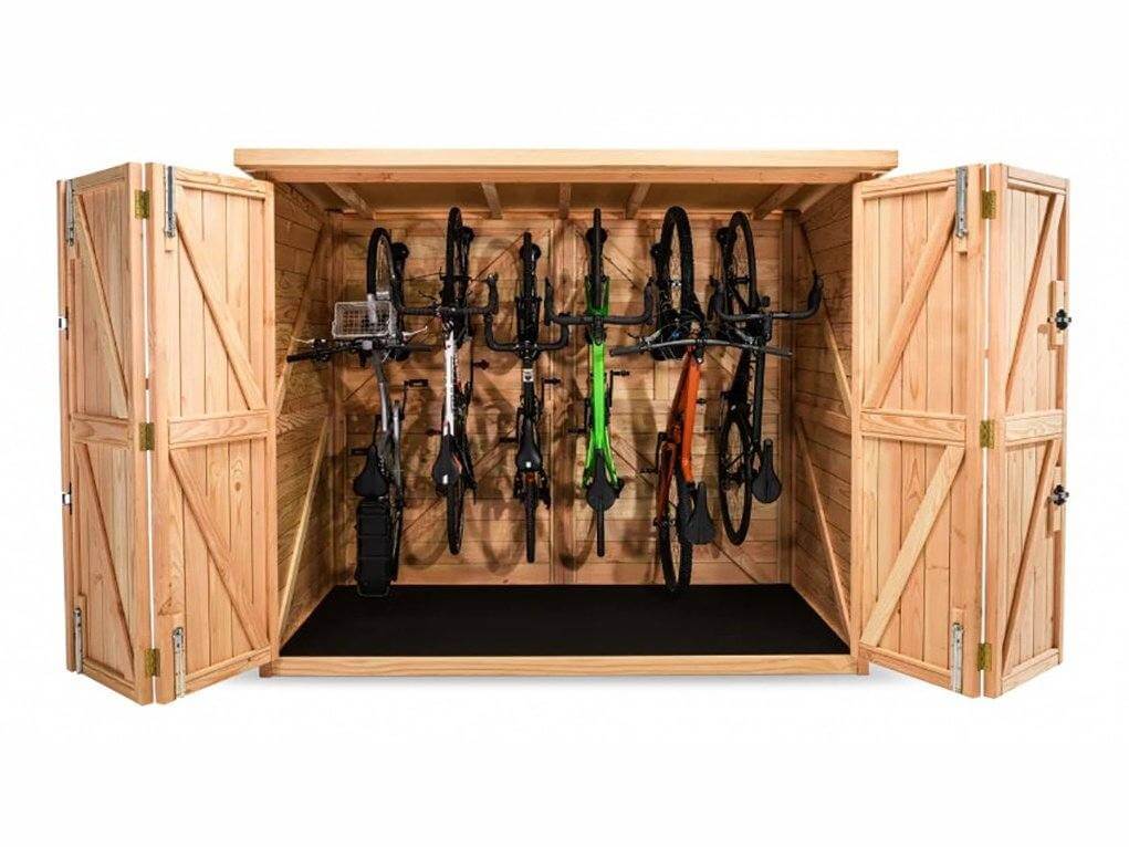 V-Shed Wooden Bike Shed The Bike Shed Company