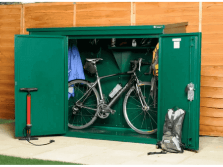 Asgard Bike Storage Shed x3 In Green