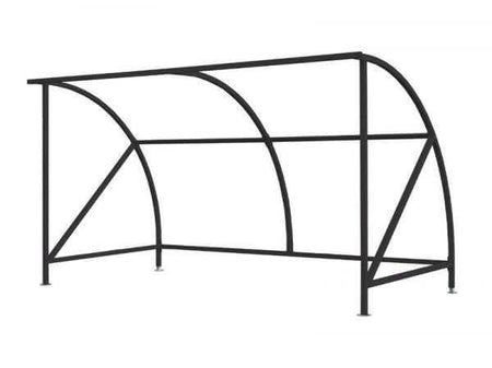 Dudley Bike Shelter QMP Powder Coated - H.2230 W.2000 D.2150mm