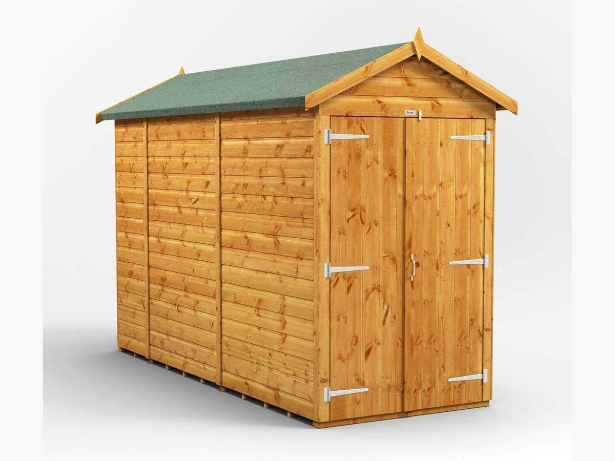 Power Apex Wooden Shed 10x4