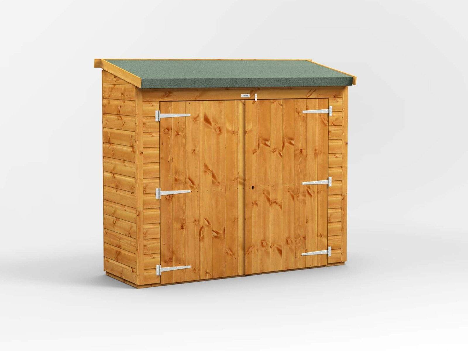 Power Pent Bike Shed Power Sheds Power Pent Bike Shed 6 x 2