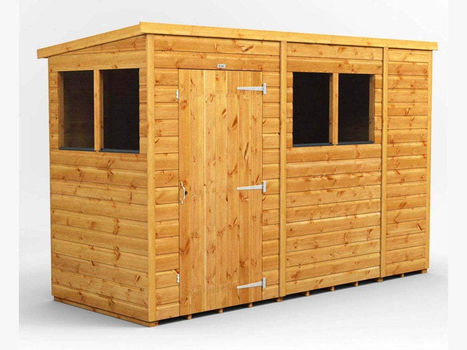 Power Pent Wooden Shed 10x4