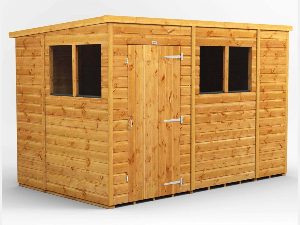 Power Pent Wooden Shed 10x6