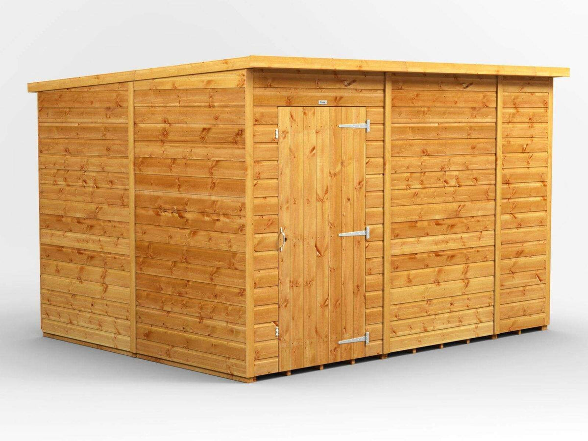 Power Pent Wooden Shed 10x8