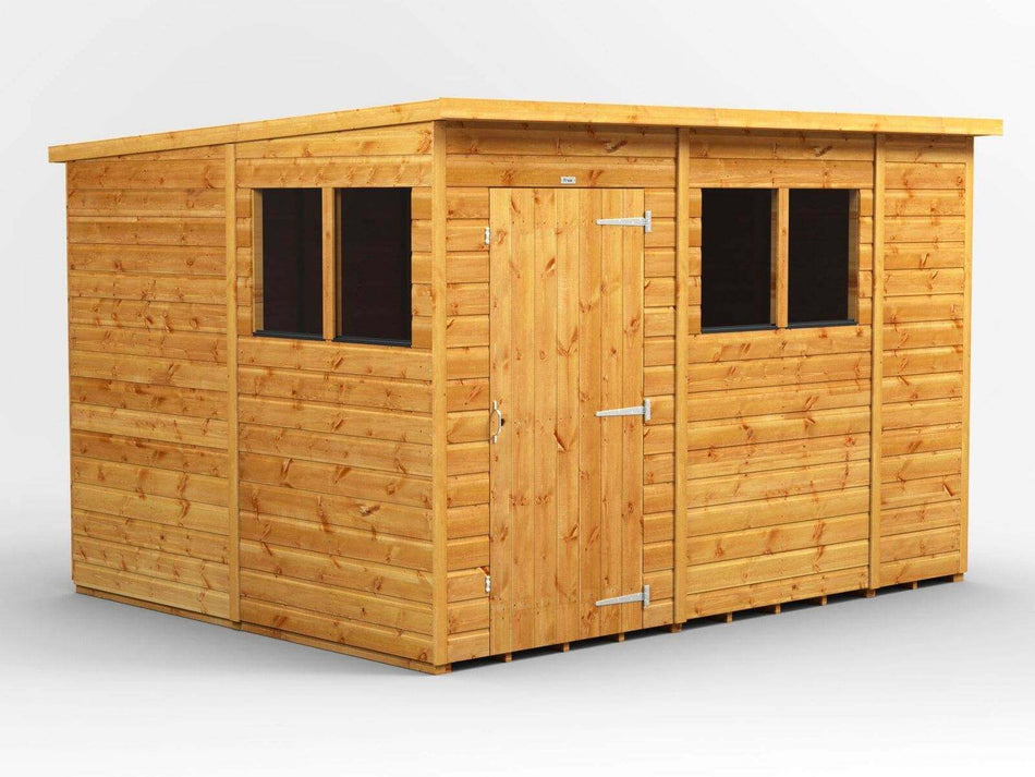 Power Pent Wooden Shed 10x8