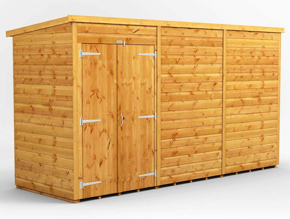 Power Pent Wooden Shed 12x4