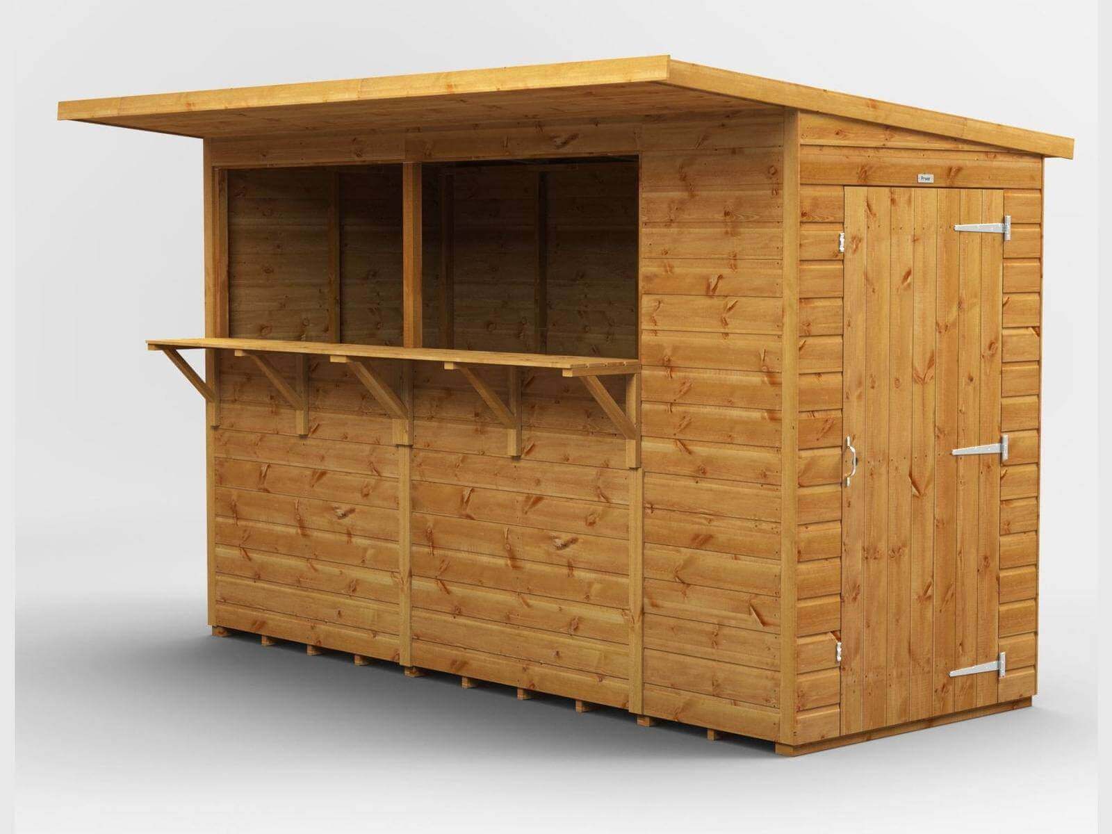 Power Wooden Pub Shed Various Sizes