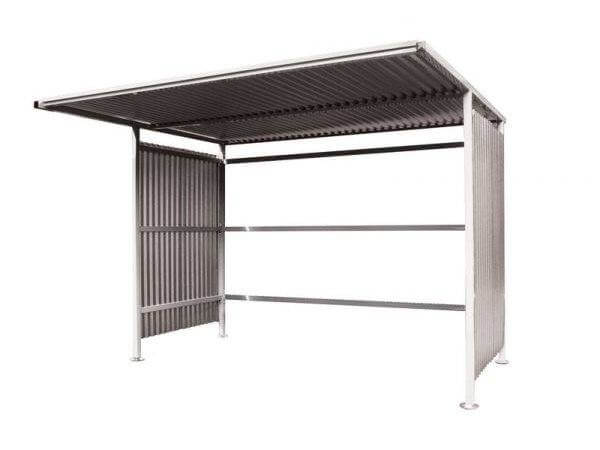 Traditional Bike Shelter QMP Galvanised Sides Open Back - Initial - H.2180 W.3060 D.1900mm Galvanised Sides Open Back - Initial - H.2180 W.2450 D.2500mm Galvanised Sides Open Back - Initial - H.2180 W.3060 D.2500mm Galvanised Sides Open Back - Initial - H.2180 W.2450 D.1900mm