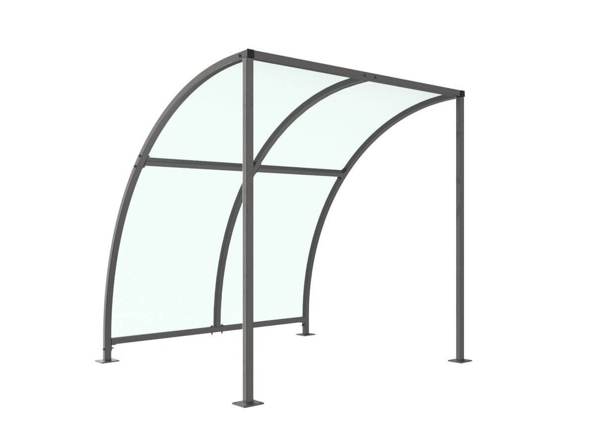 Autopa Stratford Metal Bike Shelter 2m
