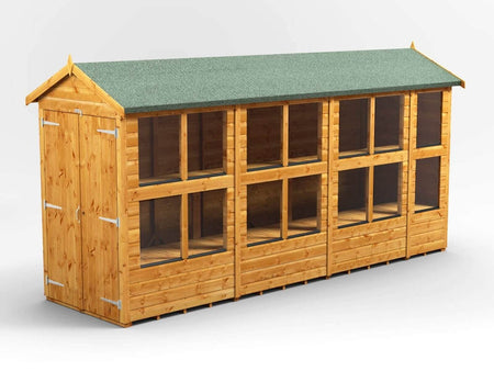 Power Apex Wooden Potting Shed Various Sizes Shed Sizes: Power Apex Potting Shed14x4