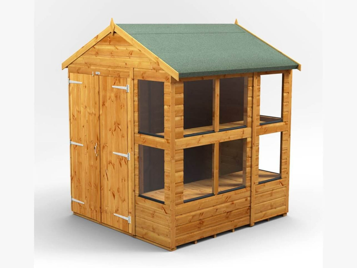 Power Apex Wooden Potting Shed Various Sizes Shed Sizes: Power Apex Potting Shed 6x6
