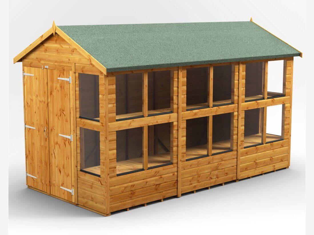 Power Apex Wooden Potting Shed Various Sizes Shed Sizes: Power Apex Potting Shed 12x6