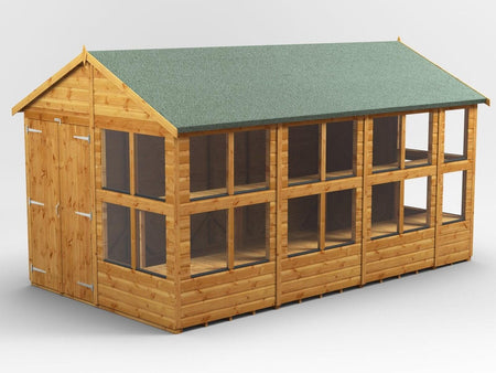 Power Apex Wooden Potting Shed Various Sizes Shed Sizes: Power Apex Potting Shed 14x8