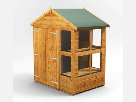 Power Apex Wooden Potting Shed Various Sizes Shed Sizes: Power Apex Potting Shed 4x6